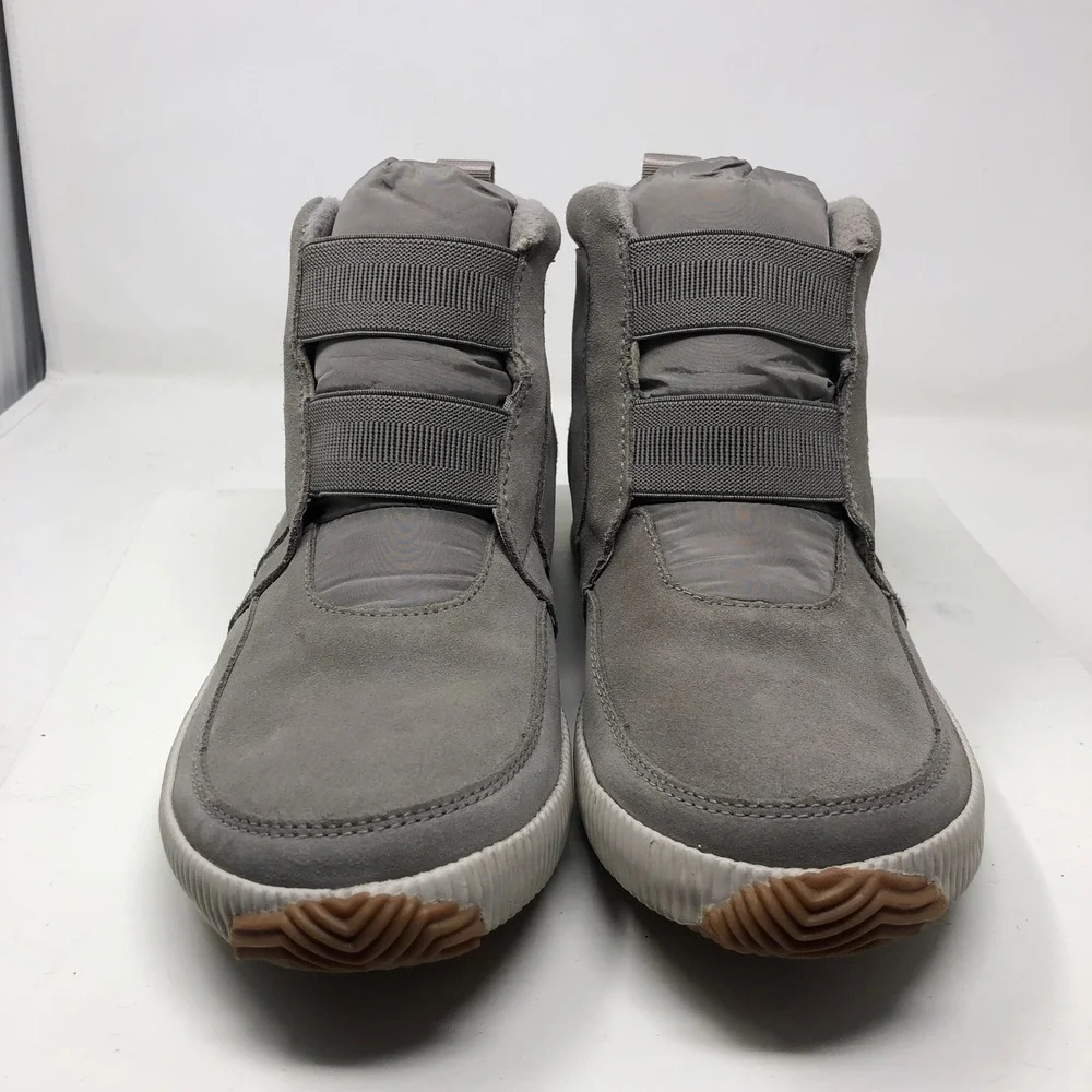 Sorel Out N About Plus Mid Boots Womens 9 Quarry Grey Waterproof Outdoor Casual